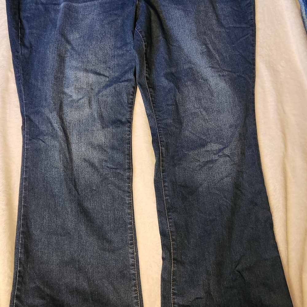 Terra & Sky Dark Blue Bootcut Jeans - Picture 2 of 4